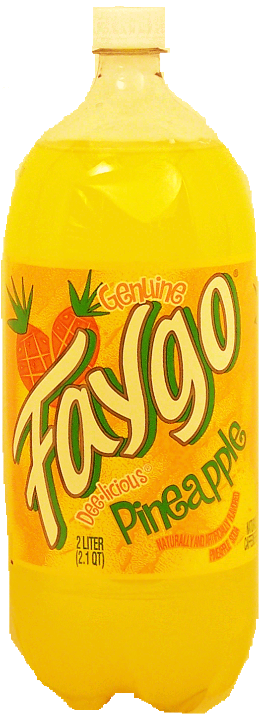 Faygo  pineapple flavor soda, caffeine free Full-Size Picture